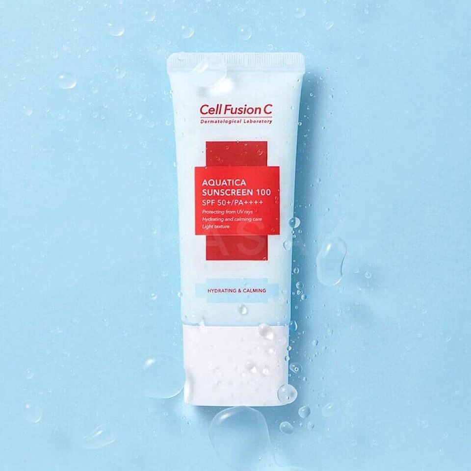 Kem Chống Nắng Cell Fusion C Cấp Ẩm Dịu Da Xanh